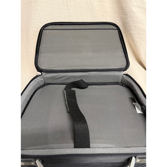 Samsonite Laptop Bag Briefcase 16” Black Soft Case Expandable Travel Work Bag - Picture 7 of 16